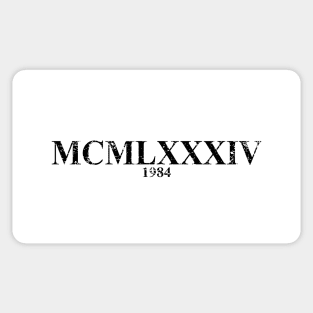 MCMLXXXIV 1984 Sticker